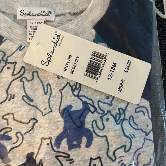 SPLENDID // Boys Dancing Bear Raglan T-Shirt - Picture 4 of 5